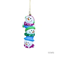 COLGANTE MUÑECOS NIEVE 16CM