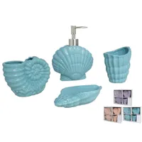 SET BAÑO 4PIEZAS CONCHA C12