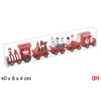 TREN MADERA XMAS 40CM