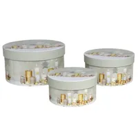 CAJAS 3 UDS REDONDAS VELAS