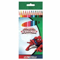 12 LAPIZ COLOR SPIDERMAN P12