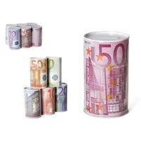 hucha, hucha euros, hucha metálica, hucha de lata, hucha para ahorrar, hucha con ranura, hucha regalo, hucha de diseño