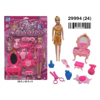MUÑECA CON ACCESORIOS