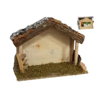 PORTAL BELEN MADERA MUSGO 25*11*20CM