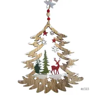 ARBOL MADERA NAVIDAD 28CM