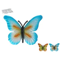 mariposa de metal, decoración de jardín, adorno metálico, mariposa decorativa, decoración exterior, accesorio para jardín, mariposa para pared