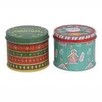 BOTE METAL 8CM XMAS