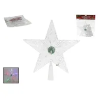 PUNTA ARBOL ESTRELLA 5 LED 22,5CM