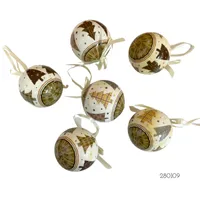 BOLAS 6 UDS ABETOS 6 CM 