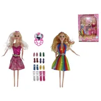 2 MUÑECAS CON ACCESORIOS 